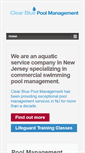 Mobile Screenshot of clearbluepoolmanagement.com
